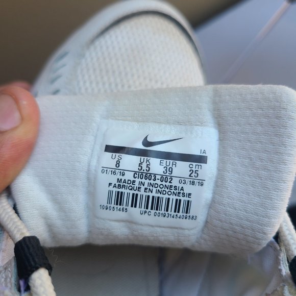 Size 8- Nike Women Air Heights Trainers Platinum Tint CI0603 002 - Picture 9 of 9